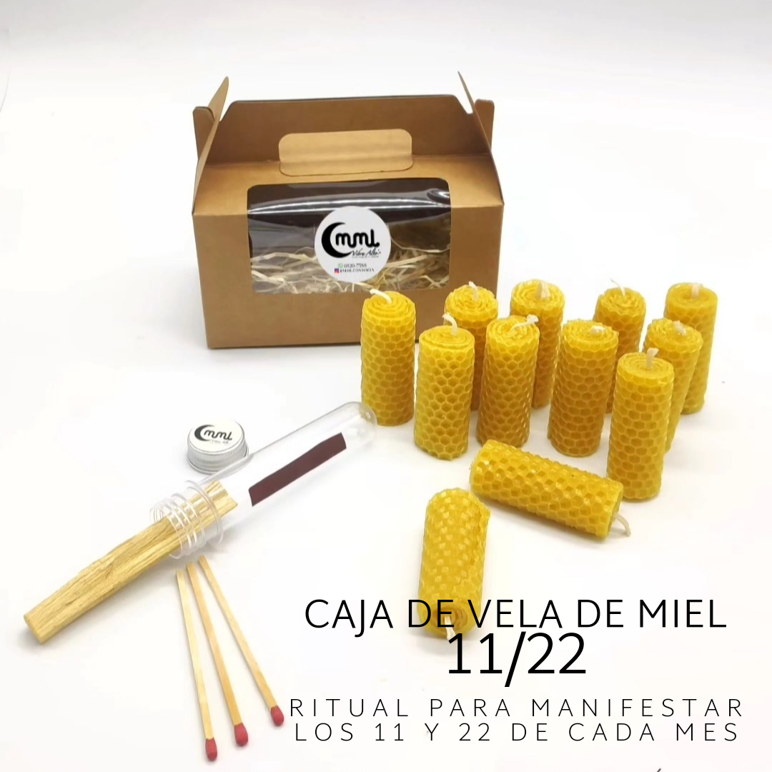 CAJA DE VELA DE MIEL 11/22